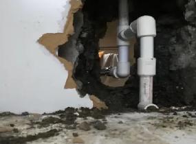 厨房下水管道漏水检测